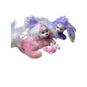Puppy Surprise Lot of 2 Mothers With 2 Puppies Pink White Sparkly Purple 2020